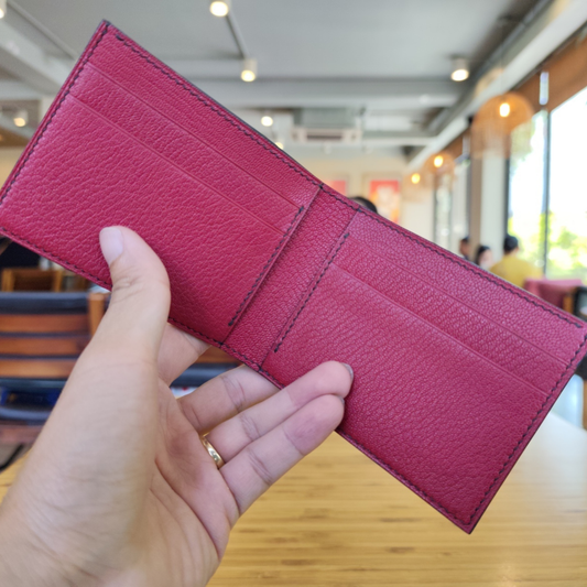 Epi Leather Bifold Wallet, Alran Goat, Saddle Stitched, Men