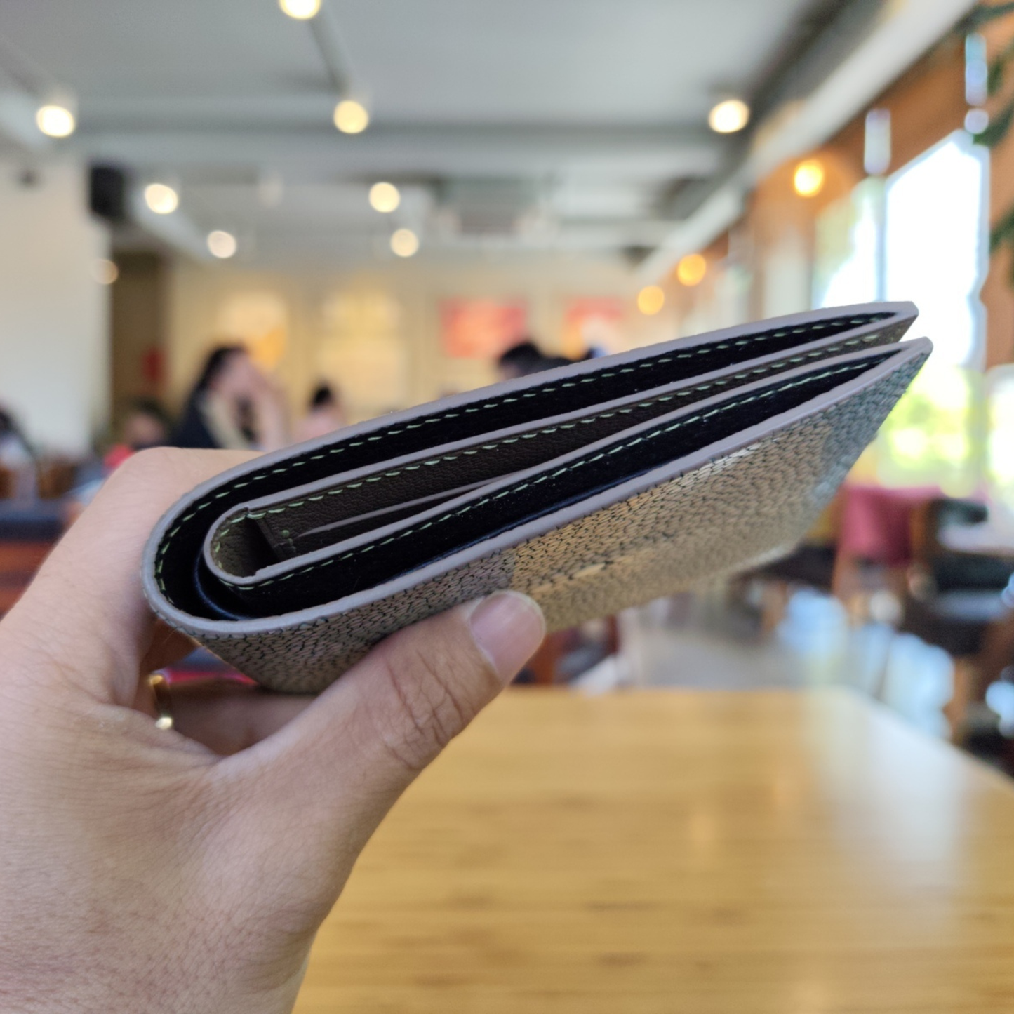 Stingray Bifold Wallet for Men | Navy Blue Exotic Leather Wallet |Handmade Luxury Mens Wallet | Gift for Him