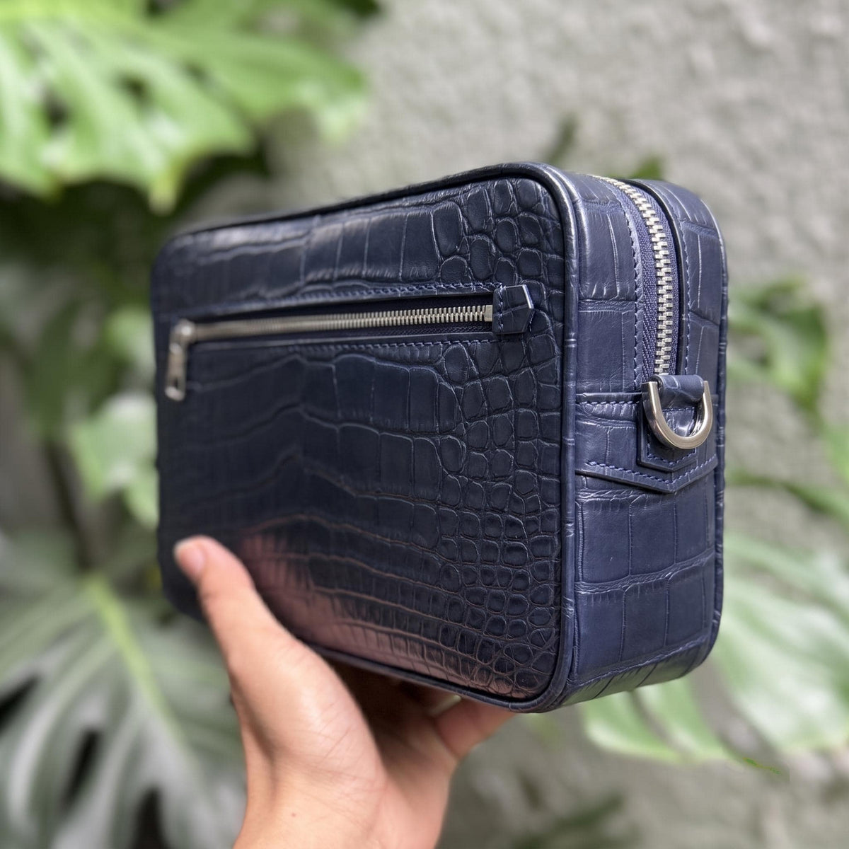 Alligator Leather Dopp Kit