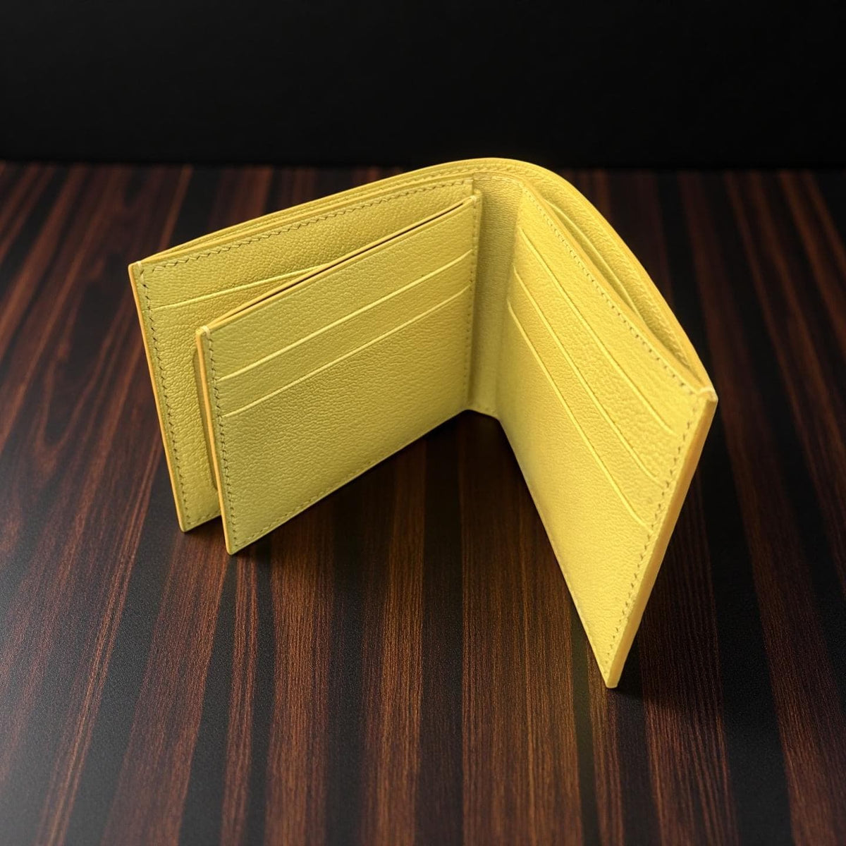 Alligator Bifold Wallet, Handmade Saddle Stitched, Personalized