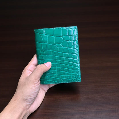 Alligator Leather Passport Holder by Thor Leather Craft - detail view 4