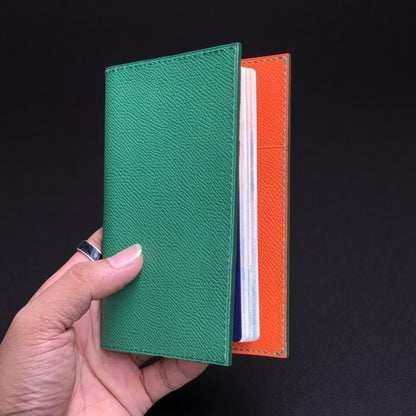 Textured Calfskin Passport Holder by Thor Leather Craft - detail view 3