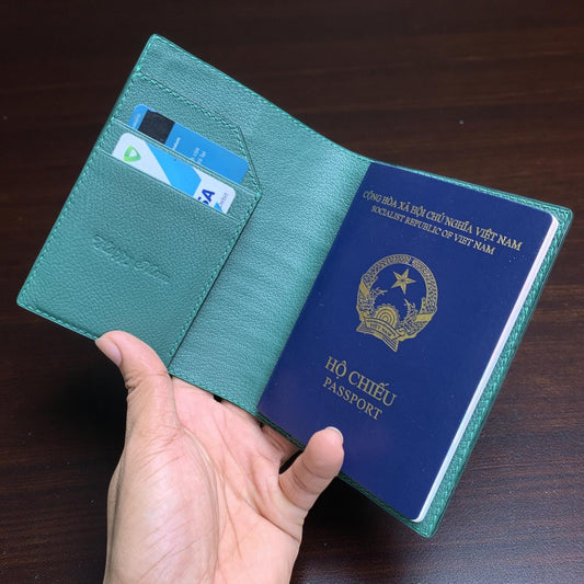 Alligator Leather Passport Holder by Thor Leather Craft - detail view 2